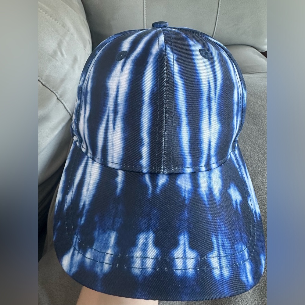 Molo Sebastian Smiley Hat Tie Dye Vertical baseball Hat Size S-M New! - Picture 6 of 14